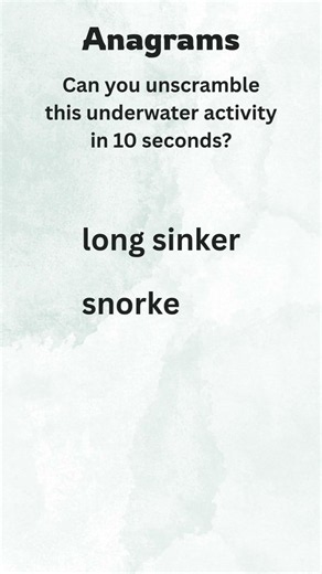 Anagrams