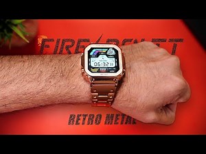 Classic Metal Design with a SMART Twist - Fire-Boltt Retro 🔥