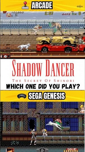 Shadow Dancer: Arcade vs Sega Genesis – Which One Did You Play? #shadowdancer #ninja #shinobi #sega