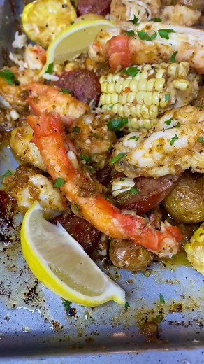 Delicious Crab and Seafood Boil/Bake Recipe