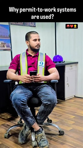 Ehs_2020 on Instagram: "Why permit-to-work systems are used? #reels #comment #viral #trendingreels #video #knowledge #safety #reelsinstagram #construction #safetyfirst #permit #work #system #industrial #factory #workshop"