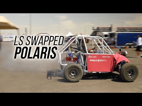 LS Fest West 2021: Wild, Tire Smoking, Turbocharged LS-Swapped Polaris UTV