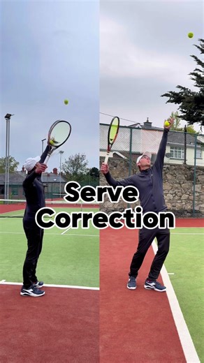 Low contact? Weak serve? Short swing? 🚫 Let’s fix it with 3 key moves 👇 ✅ Full arm extension ✅ Wrist finishes the motion ✅ Activate your kinetic chain — power starts from the ground 💥 #tennistraining #tennisplayer #serve #dublintennis #dublin #tennistips #tenniscoach