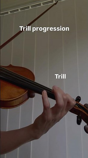 Learn to TRILL in 26 seconds #violinlessons #violinlesson #violinteacher #trills