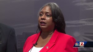 Mayor Allen Joines speaks on decrease of violent crime in Winston-Salem