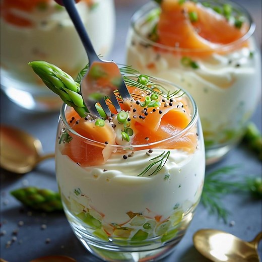 Mousse d’Asperge au Saumon Fumé 📋 Ingrédients: - 500g d'asperges vertes - 200g de saumon fumé - 200ml de crème fraîche - Jus d'un demi-citron - Sel et poivre au goût ......... .... 𝐋𝐚 𝐫𝐞𝐜𝐞𝐭𝐭𝐞 𝐜𝐨𝐦𝐩𝐥è𝐭𝐞 👇👇👇 | Recette Express