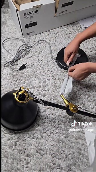 ✨️ Unboxing my new RANARP LAMP lamp from @IKEA This sleek design in stunning gold and black is everything! 🤩 Perfectly matches my decor and adds that chic touch I’ve been looking for. Can’t wait to see how it brightens up my space! #ugc #ugccreator #ugccontentcreator #ugccommunity #ugcjourney #ugccanada #homedecor #ikea #ikealamp #desksetup #desklamp #timelapse #unboxing #unboxingvideo #ugcexamplevideo #ugcexample #capcut_edit #seo #creatorsearchinsights #sleekstyle