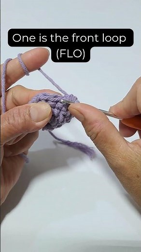 How to Crochet Through the Front Loop Only (FLO) - Easy Texture Tip | Beginner Friendly #crochet