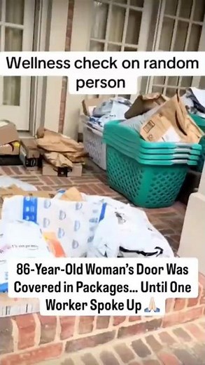 Mailman Notices 500+ Packages Piling Up 86-Year-Old Woman’s Door 🤯