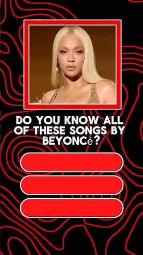 BEYONCE Song Quiz 🚨🚨
