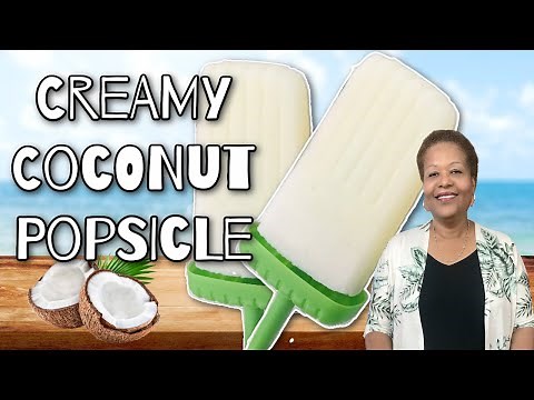 Coconut Popsicle | Creamy and Tropical!