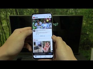 How to Cast Screen via YouTube in ZTE Axon 30