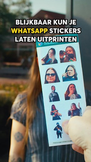 Maak nu makkelijk en snel een écht stickervel van jouw favoriete WhatsApp stickers!
