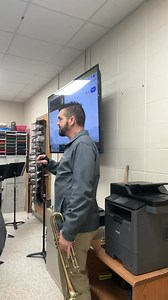 6th grade trumpets putting in work! Playing catch from untimely snow week🥴. Robert W. Smith Furioso getting better! #band #music #middleschool #teacher | Neal Bright