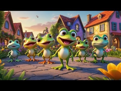 The Dancing Frogs | Nursery Rhyme Song for Kids