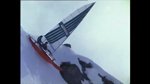 Don't let spring snow keep you off your #Hobie! Don't try this at home (: Credit: Apocalypse Snow III, 1986 http://www.adaptnetwork.com/sports/snow/apocalypse-snow-catamaran-sailing-down-mountain/ | Hobie