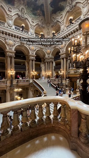 Step inside the legendary Palais Garnier, the very place that inspired The Phantom of the Opera! 🎭🎶 Beyond the grand halls, you’ll find secret passageways, a hidden lake, and even the famous “phantom’s box,” reserved for the mysterious Opera Ghost. 👻✨ | Guide to Europe
