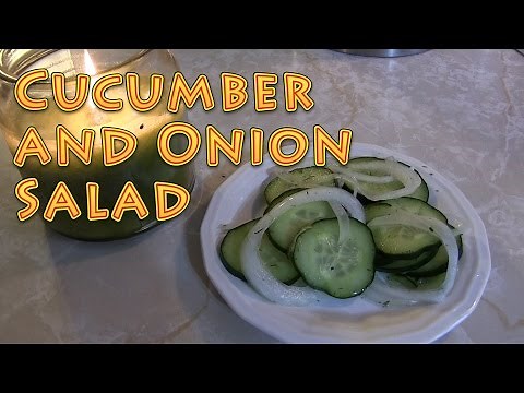 Cucumber and Onion Salad
