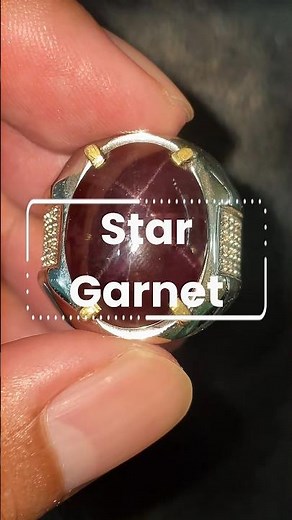 Star Garnet | Keindahan Bintang dalam Batu Permata #akik #batuakik #garnet #garnetjewelry #gemstone