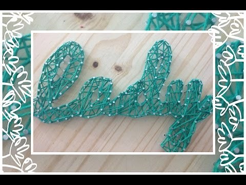 DIY Nail String Art Tutorial