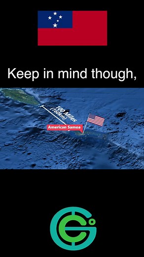 Fun geography fact we mentioned before- Wanna time travel? Just take a 35 minute flight across 2 Islands….#Samoa #AmericanSamoa | Geography Now