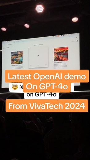 The latest GPT-4o live demo from #vivatech in France I attended this past week. Can’t wait to get my hands on plus the API which will change how we interact with software and really any applications. #aitoolsforbusiness #aibusiness #gpt4o #gpt4 #aibusinessideas #openai
