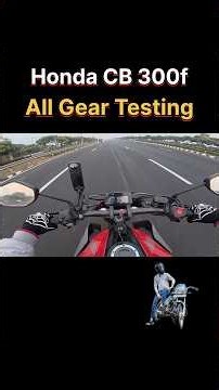 Honda CB 300f All Gear Testing😮 Shocking results #shorts #rider #cb300f #honda #viralvideo #vlog