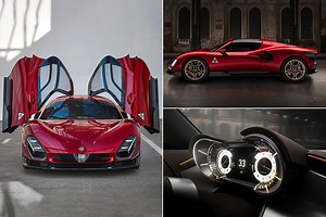 Alfa Romeo 33 Stradale Supercar Revealed, Has Twin-Turbo V6 Making 620HP