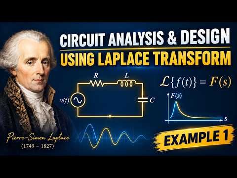 Circuit Analysis using Laplace Transform - Intro & Example 1: RLC Circuit💡Calculations & Simulations