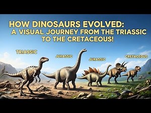 How Dinosaurs Evolved A Visual Journey from the Triassic to the Cretaceous!