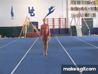 Straddle Jump Full on Make a GIF