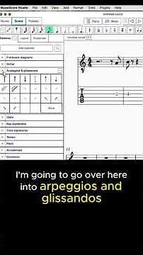 MuseScore Guitar Tab - double stops