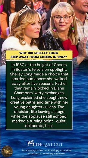 Why Did Shelley Long Step Away From Cheers In 1987