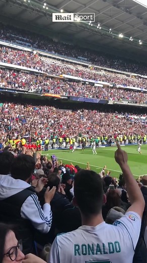 50K views · 2.3K reactions | New footage has emerged from the last time Cristiano Ronaldo gave Real Madrid fans the 'SUIII' 凉 (IG: kariloca7) | Daily Mail Sport | Facebook