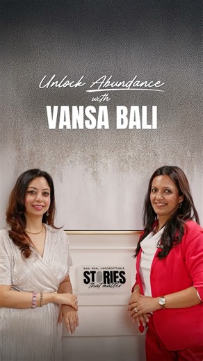 Curious about ABUNDANCE? Meet Vansa Bali | Stories That Matter Podcast #podcast #abundance #shorts