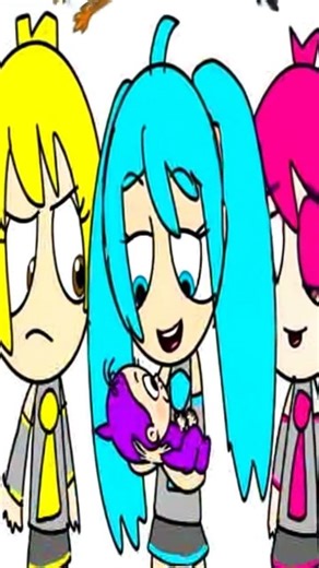 Triple Baka and the new vocaloid #miku #teto #neru #jana #nasoleJana #kasaneteto