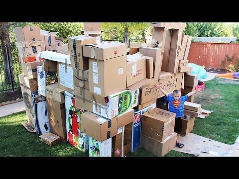 World's Biggest Box Fort