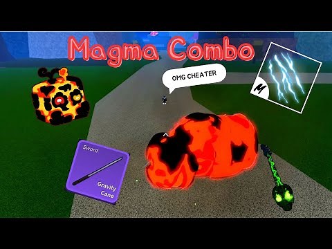 2 Insane Awakened Magma Combos | Roblox Blox Fruits