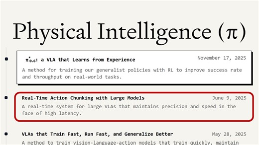 VLA动作块平滑 RTC算法 Real-Time Action Chunking with Large Models 解析