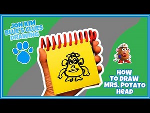 Jon Kim Blue's Clues Drawing - How To Draw Mrs. Potato Head