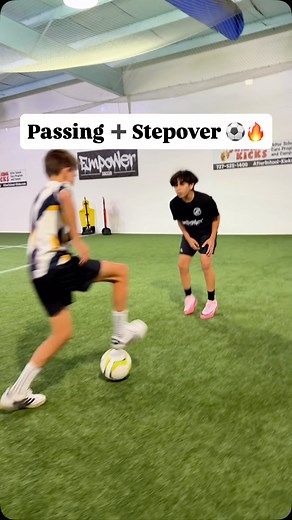 Passing ➕ Stepover ⚽️🔥 . . . . #Soccer #Football #SoccerTraining #SoccerDrills #PassingDrills #Stepover #1v1Skills #BallControl #Footwork #Futsal #SoccerCoach #YouthSoccer #EliteSoccer #SoccerLife #SkillsTraining #SoccerPlayer #USSoccer #SoccerReels #TrainHard #EmpowerPerformance | Alex Yermachenko
