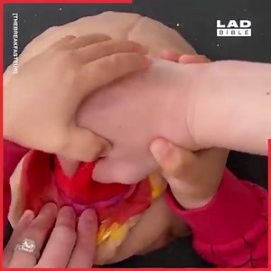 31M views · 156K reactions | This doctor mum taught her four-year-old son - who wants to be a surgeon - how caesareans work by using playdough!  | LADbible | Facebook
