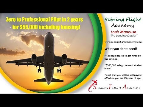Affordable LSA instruction program to commercial pilot, Sebring Flight Academy Florida