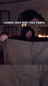 Caseoh Gets Trolled By A Fan By Sending A 70xl Pants 😭💀 #caseoh #caseohclips #caseohfunnymoments #clips #funny #funnyreels #fyp | CaseohClips