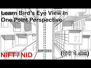 #3 How to make Birds eye view in One point perspective