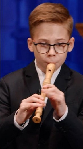 Hungarian Talents Beyond the Borders | Virtuosos TV | Bence Csákvári (13) recorder 🎶