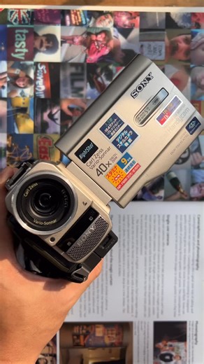 @filmniscate on Instagram: "📹Mini DV Camcorder: Sony DCR-TV10 #filmniscate♾️ #digitalcamera #sonydcrtv10"