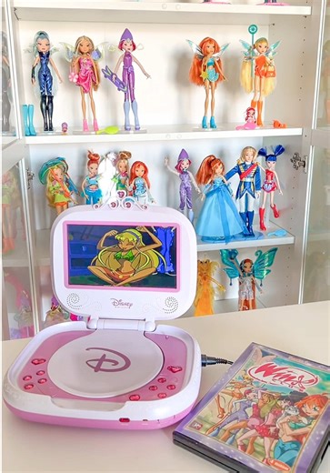 Disney DVD Player and Winx Club Enthusiasm