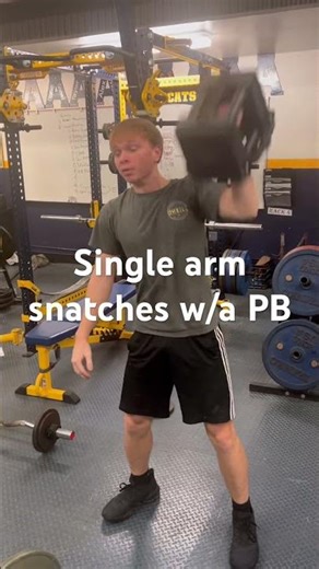 Single Arm Snatches with a PowerBlock (PB)