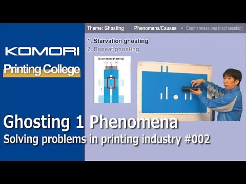 # 002 Solving problems in printing industry Ghosting 1 Phenomena